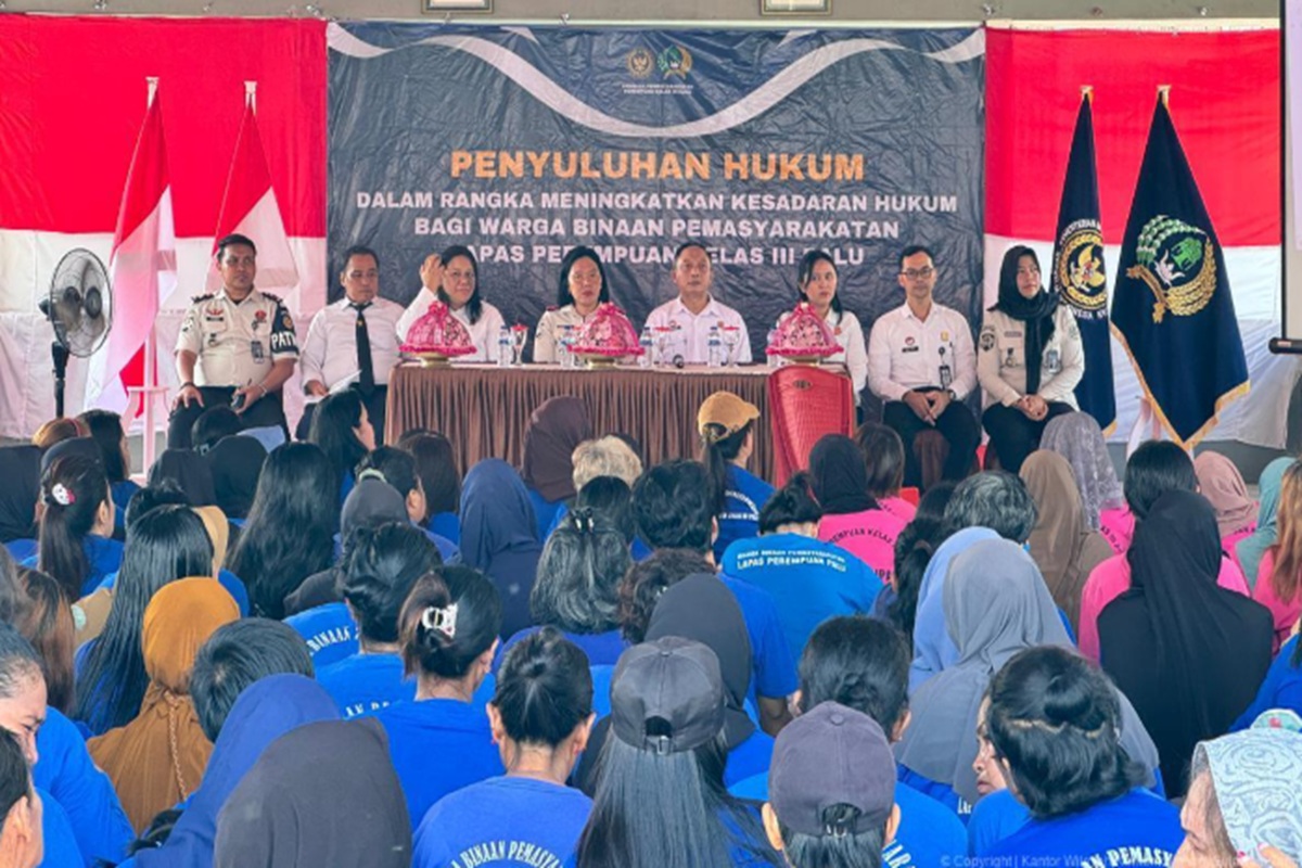 Kemenkum Sulteng Perkuat Kesadaran Hukum Warga Binaan di Lapas Palu