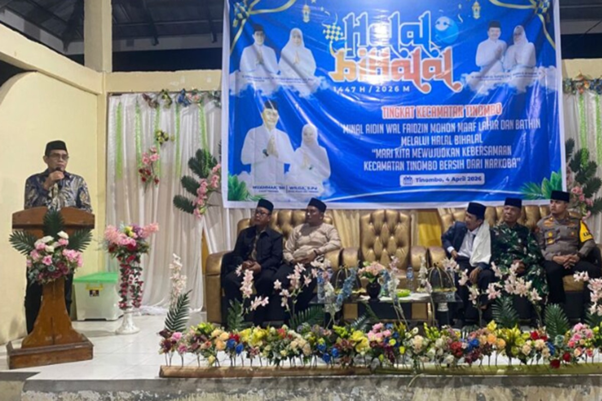 Bupati Parigi Moutong Ajak Warga Perkuat Kebersamaan saat Halalbihalal di Tinombo