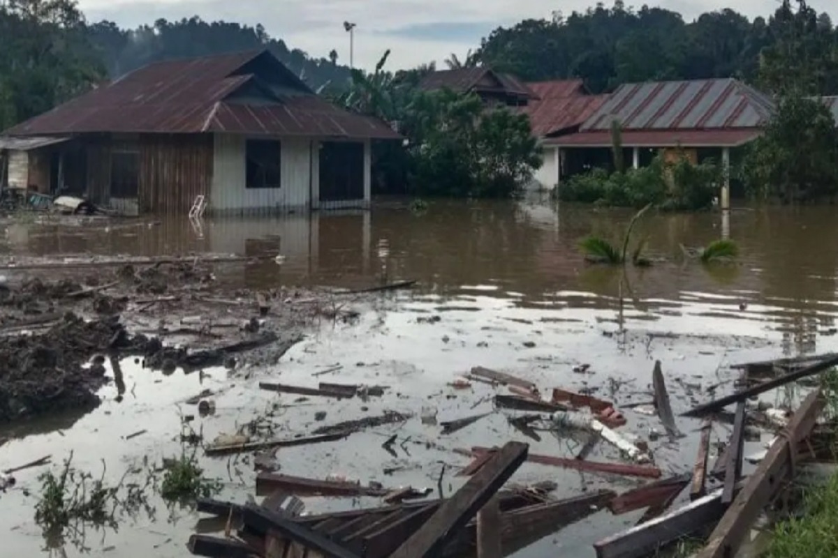 BPBD Sulteng Tangani Banjir di Poso, 60 Rumah Warga Terdampak