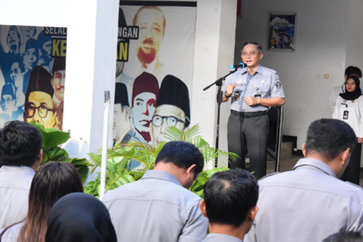 Kanwil Kemenkum Sulteng Tekankan Disiplin dan Integritas Pegawai Lewat Apel Pagi