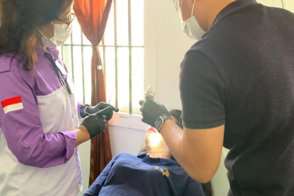 Kanwil Ditjenpas Sulteng dan PDGI Gelar Bakti Sosial Layanan Kesehatan Gigi bagi Warga Binaan