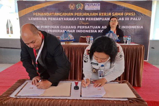 Lapas Perempuan Palu Gandeng PERADI, Warga Binaan Kini Dapat Bantuan Hukum Gratis