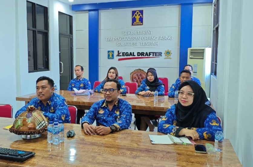 Kanwil Kemenkum Sulteng Ikuti Monev Pengadaan Barang/Jasa Tahun Anggaran 2025