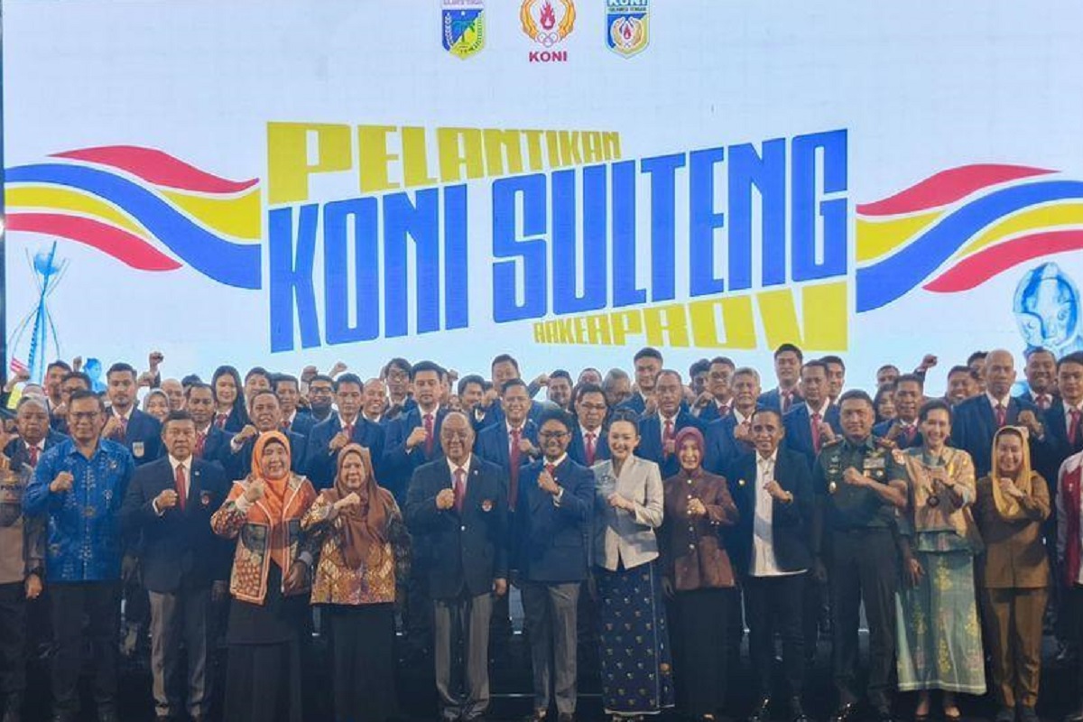 Kanwil Kemenkum Sulteng Hadiri Pelantikan Kepengurusan KONI Sulteng Periode 2025–2029