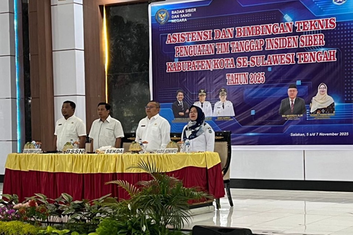 BSSN dan Pemprov Sulteng Gelar Bimtek Penguatan CSIRT se-Sulawesi Tengah