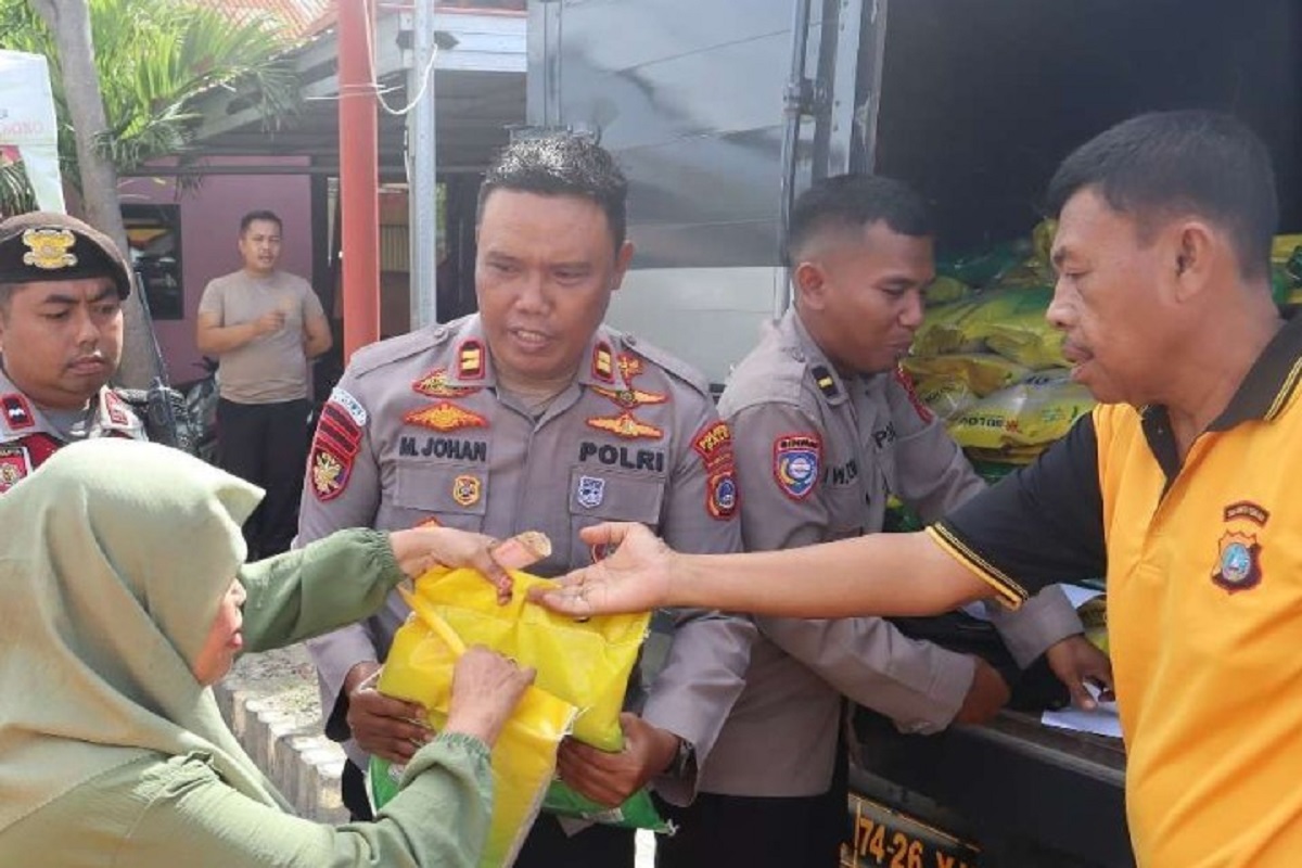 Polda Sulteng Gelar Gerakan Pangan Murah untuk Stabilkan Harga Beras