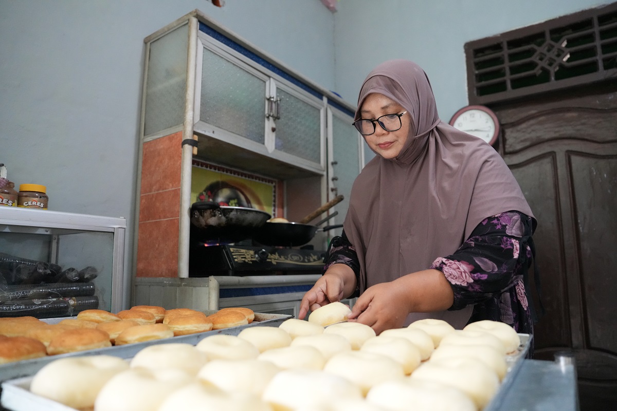 MBG Ramadan Dongkrak Usaha Roti Rumahan di Mesuji Makmur OKI