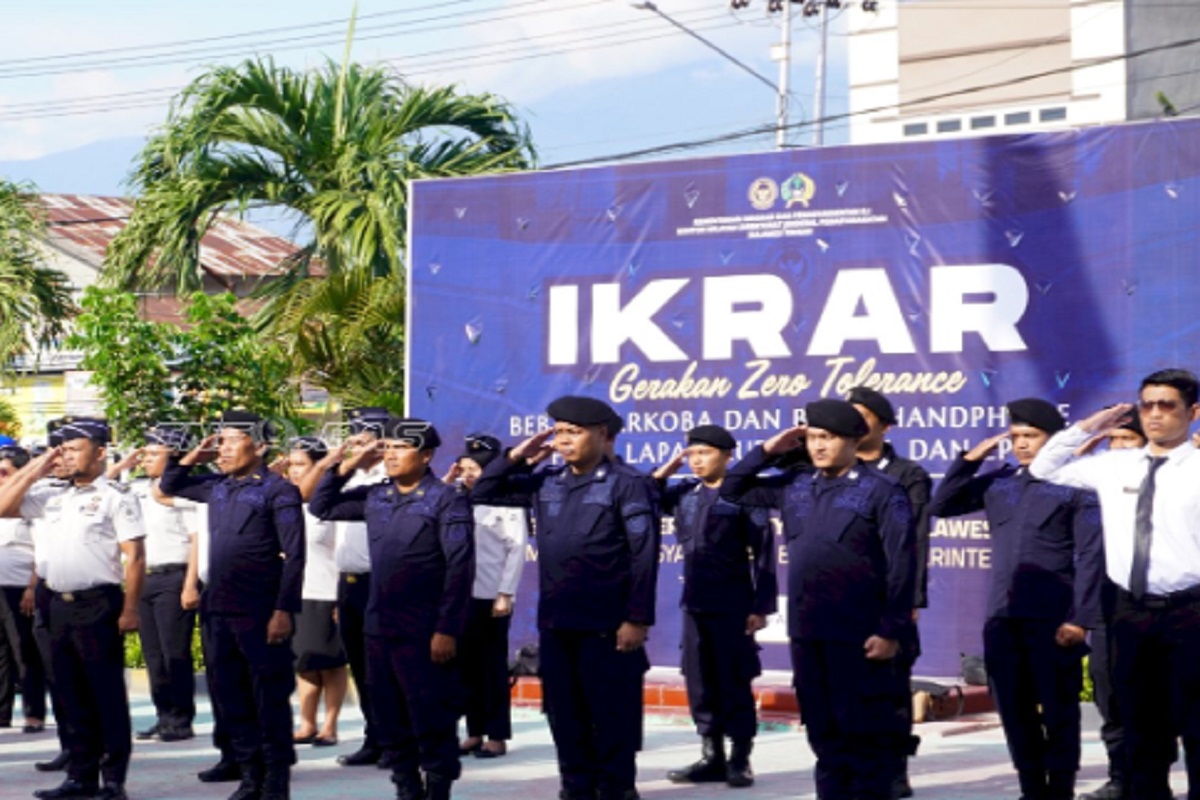 Kanwil Ditjenpas Sulteng Tegaskan Komitmen Zero Halinar untuk Perkuat Integritas Lapas