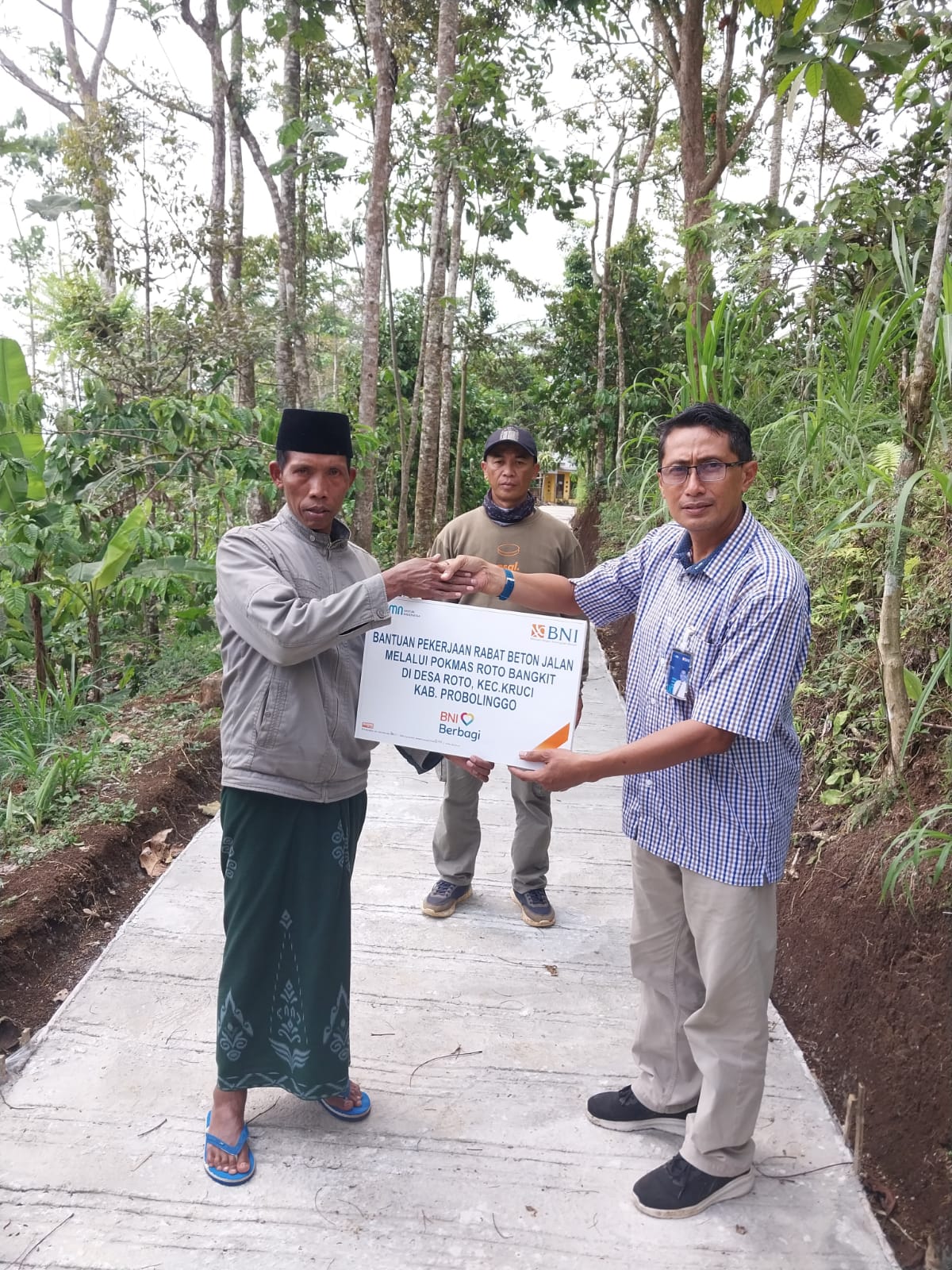 Dorong Pertumbuhan Ekonomi di Desa, BNI Bantu Perbaikan Infrastruktur