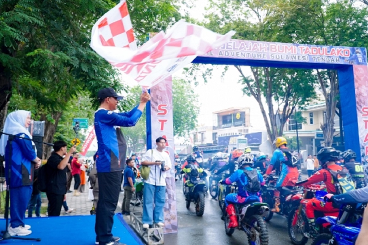 Ratusan Rider Ikuti Trail Adventure 'Berani Jelajah Bumi Tadulako'