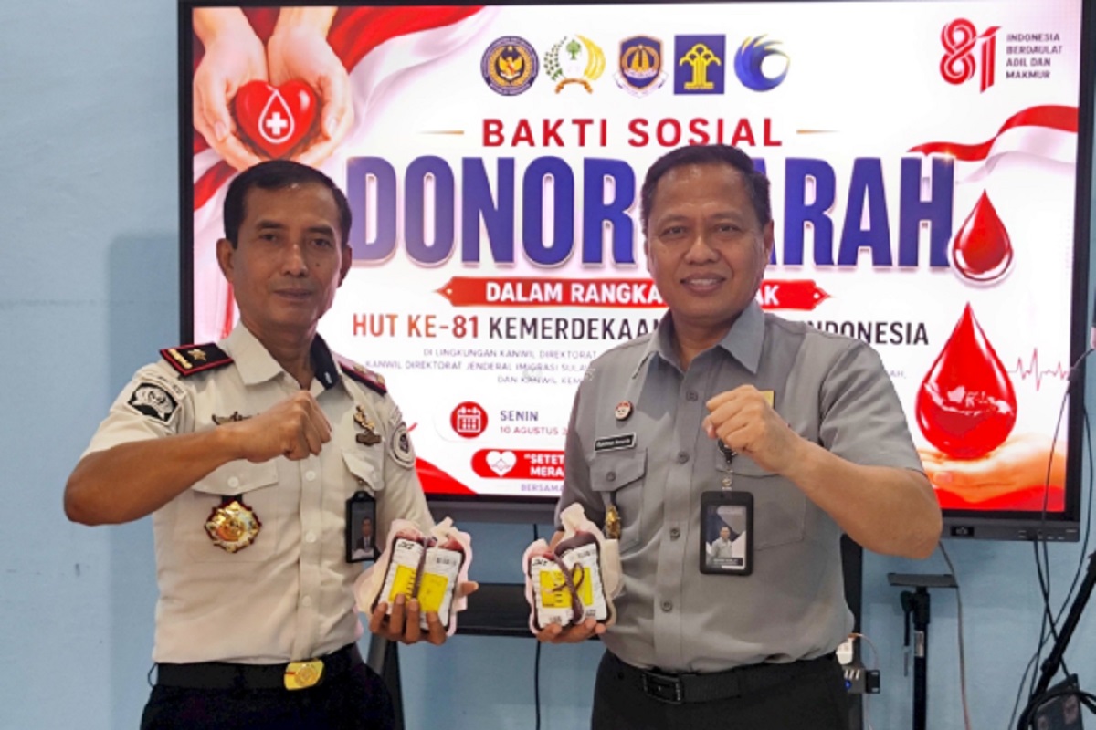 Kolaborasi Lintas Instansi di Sulteng Berhasil Kumpulkan 75 Kantong Darah