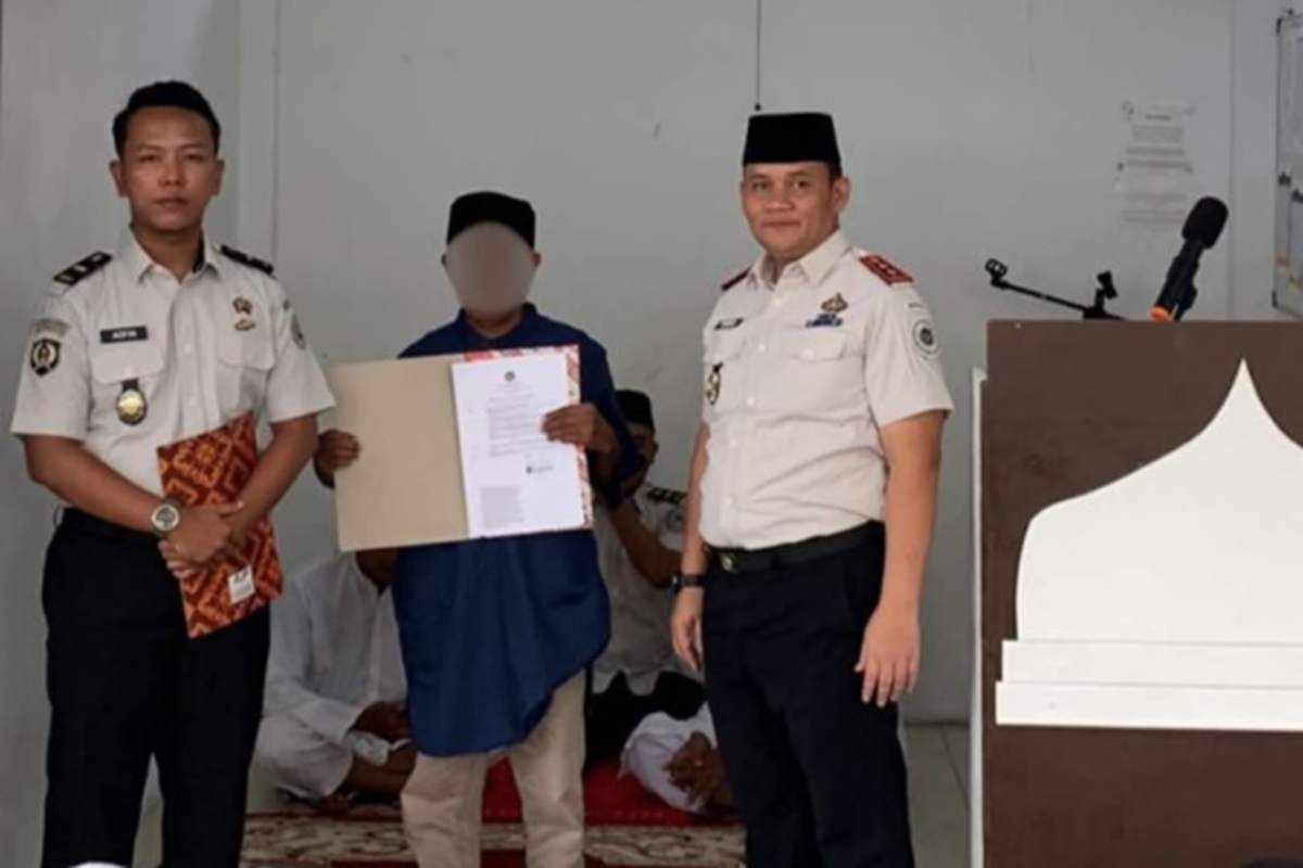 247 Napi Rutan Donggala Terima Remisi Lebaran, Satu Orang Langsung Bebas