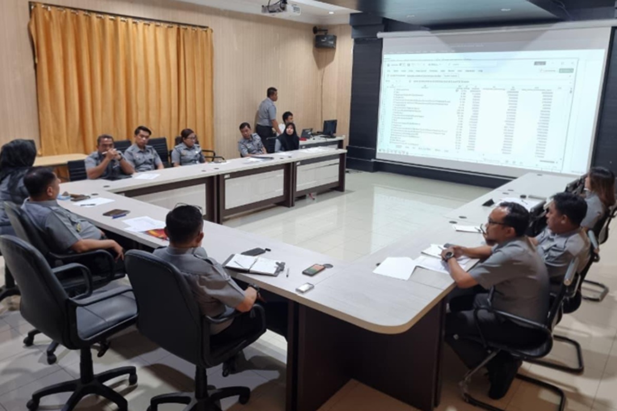 Kanwil Kemenkum Sulteng Matangkan Rincian Kertas Kerja POK I T A 2026