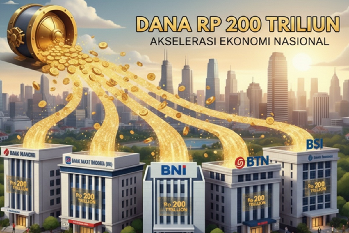 Pemerintah Suntik Rp200 Triliun ke Himbara, Dorong UMKM dan Sektor Riil