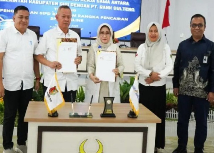 Bank Sulteng dan Pemkab Sigi Terapkan SP2D Online untuk Tingkatkan Transparansi Keuangan