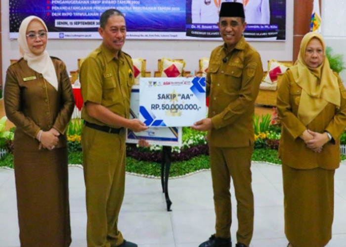 Brida Sulteng Raih Predikat AA pada SAKIP Award 2025