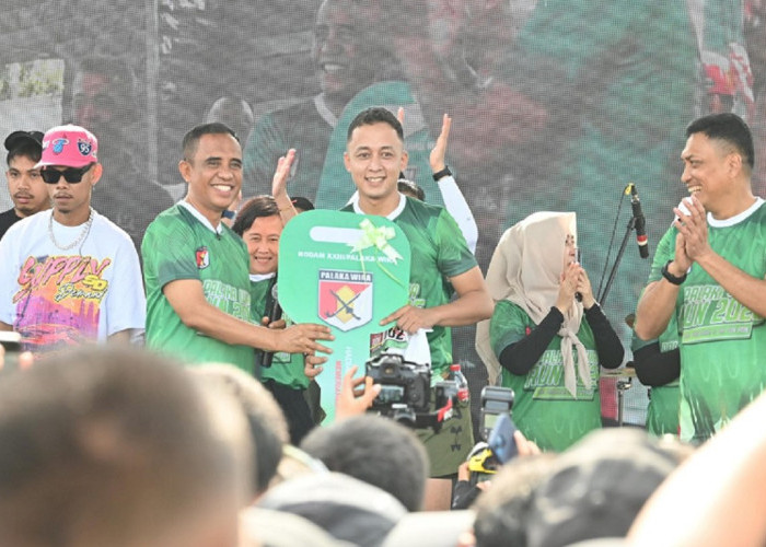 Gubernur Anwar Hafid Hadiri Palaka Wira Run dan Panggung Gembira HUT ke-80 TNI di Makodam XXIII/Palaka Wira