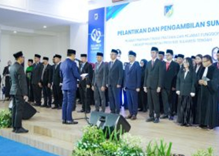 Anwar Hafid Reshuffle 40 Pejabat Pemprov Sulteng, Tekankan Kerja Nyata untuk Rakyat