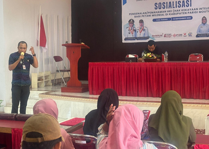Kanwil Kemenkum Sulteng Dampingi Petani Milenial Daftarkan 25 Merek Produk Pertanian