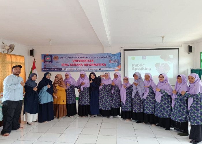 UBSI Gelar Pelatihan Public Speaking untuk Anggota Persistri Sukmajaya Depok