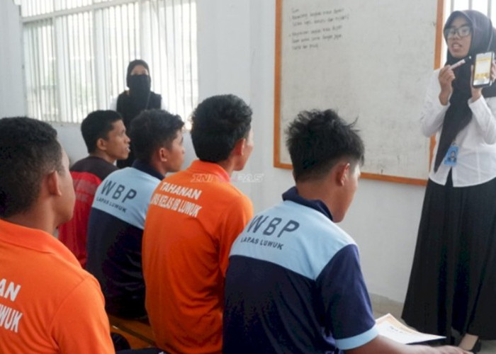 Perkuat Pembinaan, Lapas Luwuk Dorong Pendidikan Informal bagi Warga Binaan