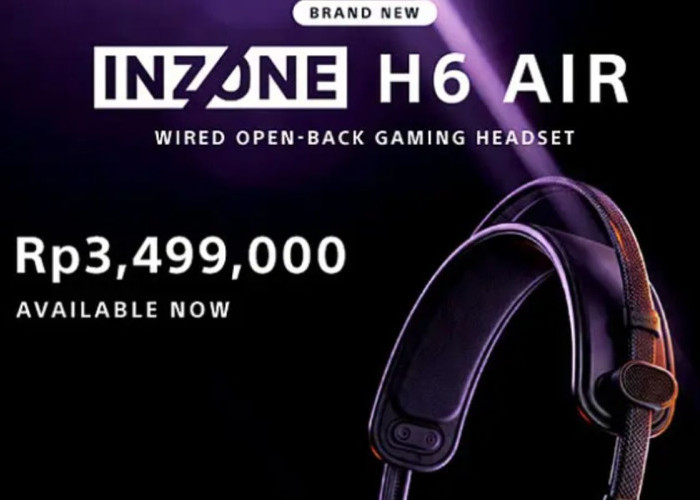 Sudah di Indonesia ! Sony INZONE H6 AIR, Buat Gaming Auto Asyik !