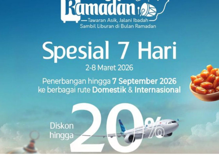 Promo Diskon Tiket Lebaran dari Garuda Indonesia, Rute Domestik dan Internasional