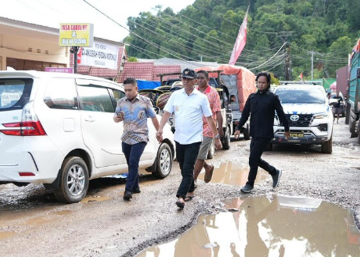 Gubernur Anwar Hafid Tinjau Jalan Rusak di Tompira, Minta Balai segera Perbaiki