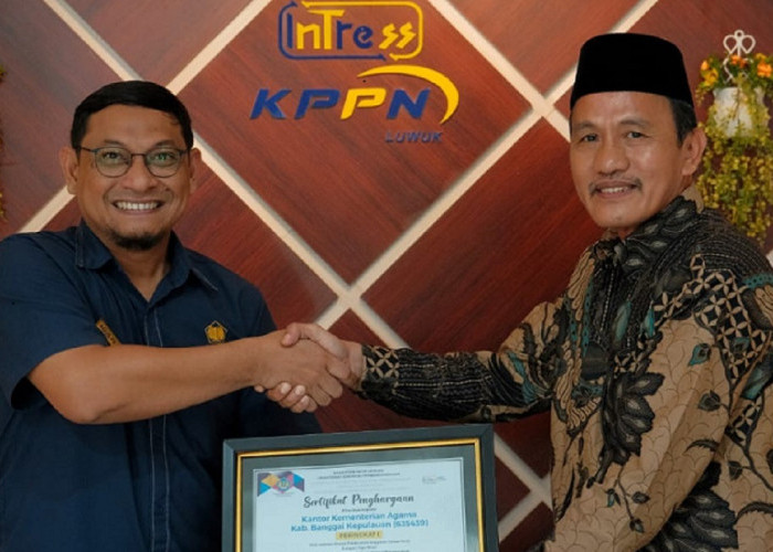 Kemenag Banggai Kepulauan Sabet 3 Penghargaan dari KPPN Luwuk