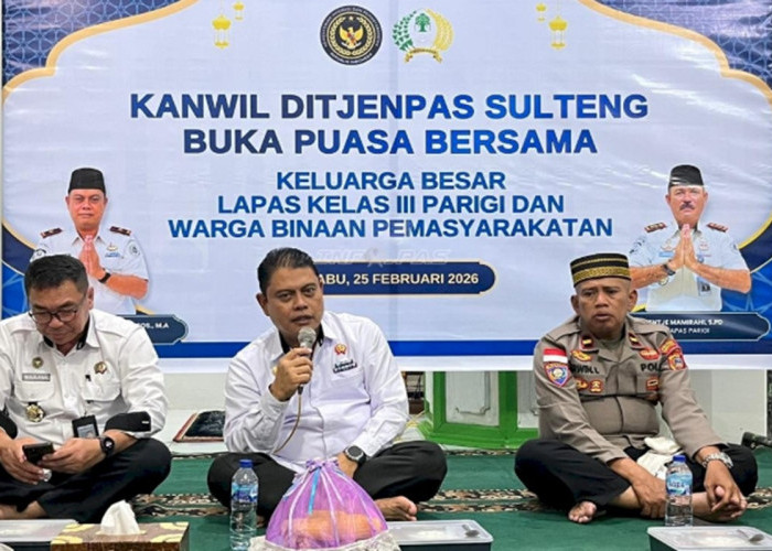 Safari Ramadan di Lapas Parigi, Kanwil Ditjenpas Sulteng Perkuat Pembinaan Humanis