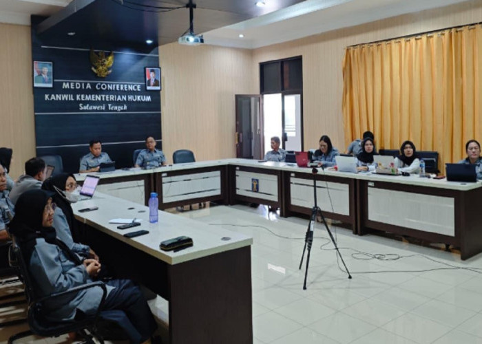 Kanwil Kemenkum Sulteng Ikuti Sosialisasi Penilaian Indeks Reformasi Hukum