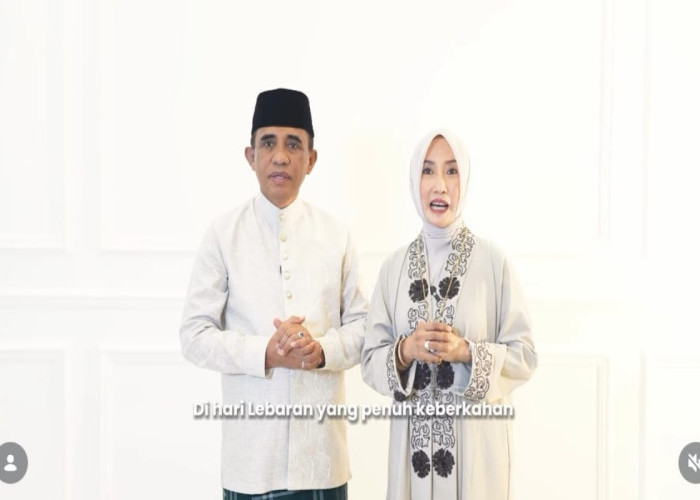 Gubernur Sulteng Beserta Istri Ucapkan Idul Fitri 1447 H, Ajak Pererat Kebersamaan