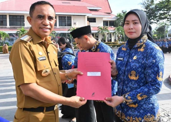 Anwar Hafid Serahkan SK Pengangkatan Tahap II bagi 1.103 Tenaga P3K Tahun 2024