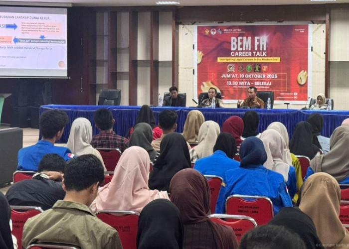 Kadiv P3H Kemenkum Sulteng Dorong Mahasiswa Hukum Untad Siapkan Diri Hadapi Dunia Kerja