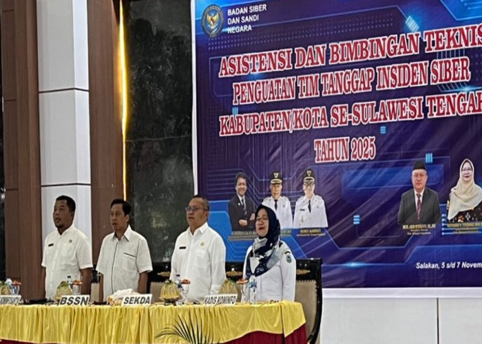BSSN dan Pemprov Sulteng Perkuat Kapasitas CSIRT Daerah Hadapi Ancaman Siber