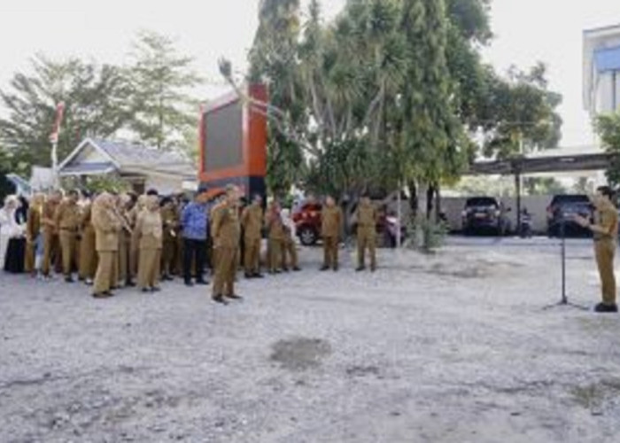 Haru dan Penuh Makna! Momen Perpisahan Suandi di Apel Terakhir Kominfosantik Sulteng