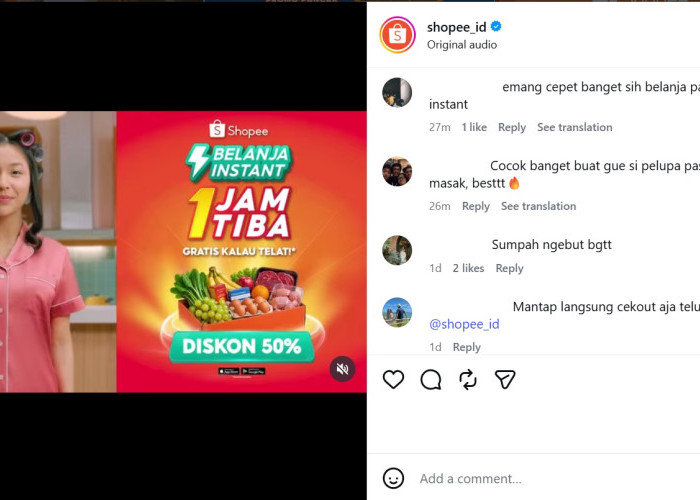 Shopee Permudah Belanja Kebutuhan Harian dengan Belanja Instant 1 Jam Tiba