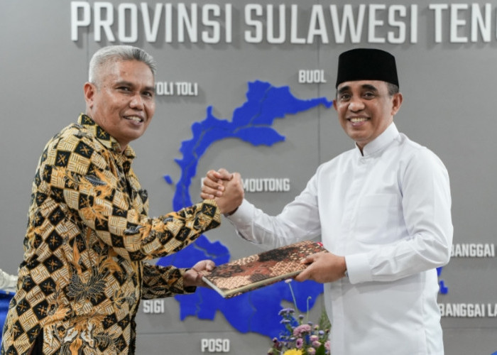 Gubernur Sulteng Terima Sertifikat Aset Daerah, Perkuat Kepastian Hukum Tanah Pemprov