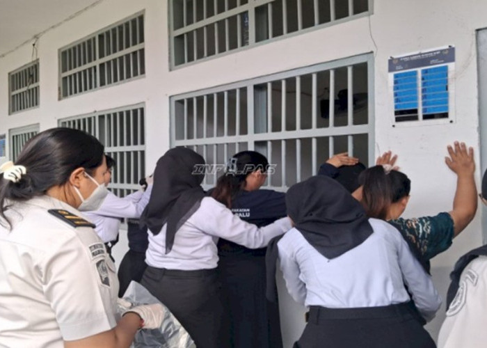 Razia Gabungan di Lapas dan LPKA Palu, Ditjenpas Sulteng Sikat Barang Terlarang