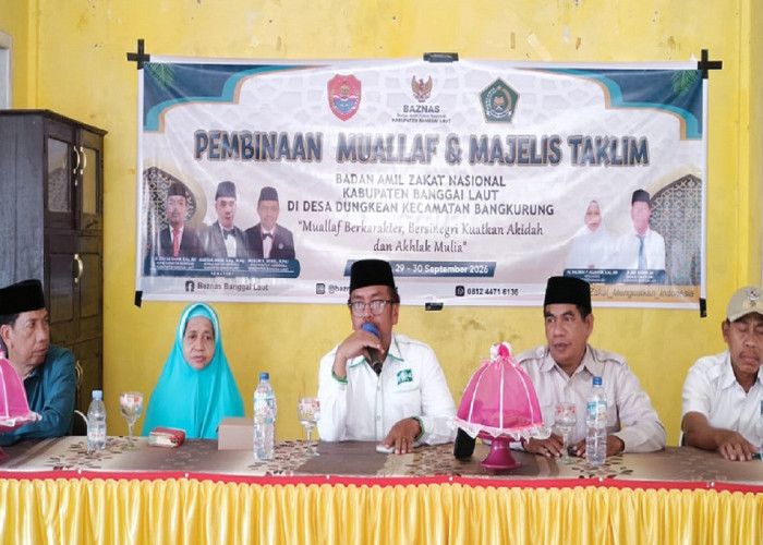 Penguatan Akidah, Kemenag Banggai Laut Tutup Pembinaan Mualaf oleh Baznas