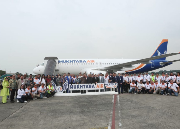 Airbus A320 Mukhtara Air Mendarat! Maskapai Baru Siap Ramaikan Langit RI