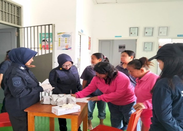 Razia Lapas Perempuan Palu, 10 Warga Binaan Tes Urine