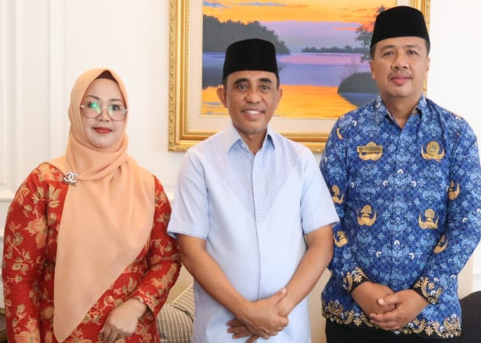 Kepala Kanwil Kemenag Sulteng Jalin Silaturahmi Perdana dengan Gubernur Anwar Hafid