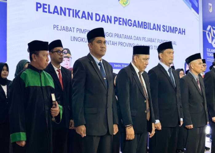 Anwar Hafid Lantik Kadiskominfosantik, Tekankan Kerja Nyata dan Pelayanan Maksimal