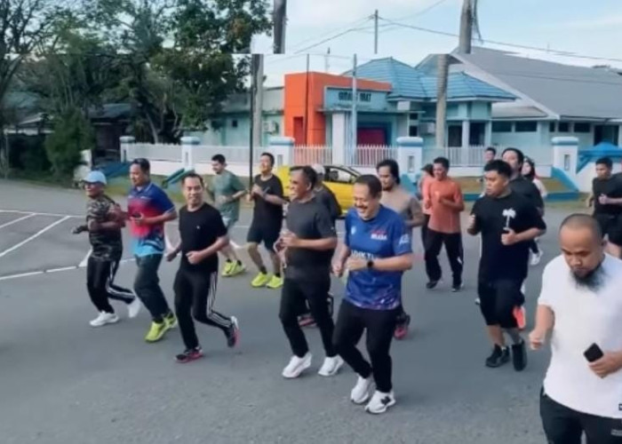 Gubernur Sulteng Lari Pagi di Tolitoli, Serap Semangat Warga Jelang Rakerda