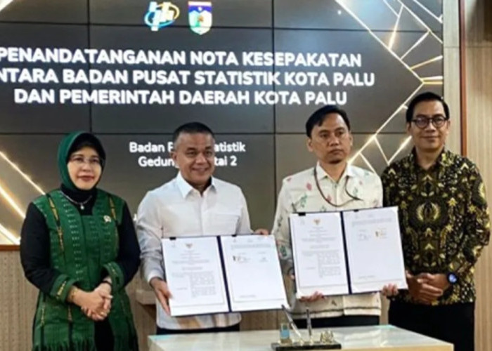Pemkot Palu dan BPS Perkuat Kerja Sama untuk Akurasi Data Statistik Daerah