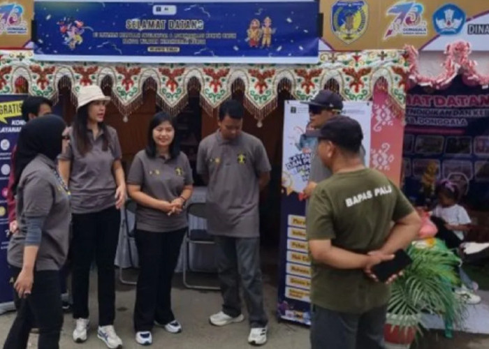 Kemenkum Sulteng Hadirkan Layanan Hukum Gratis di Pesta Rakyat HUT ke-73 Donggala