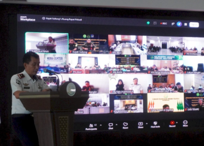 Sidang Elektronik Resmi Diperkuat, Ditjenpas Sulteng Gandeng Kejati dan Pengadilan Tinggi