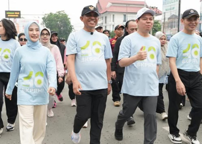Ribuan Peserta Meriahkan Jalan Santai Milad ke-48 BKPRMI dan Haornas di Sulteng