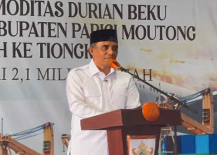 Gubernur Anwar Hafid: Ekspor Perdana 27 Ton Durian Parigi Moutong Dongkrak Harapan Petani Sulteng